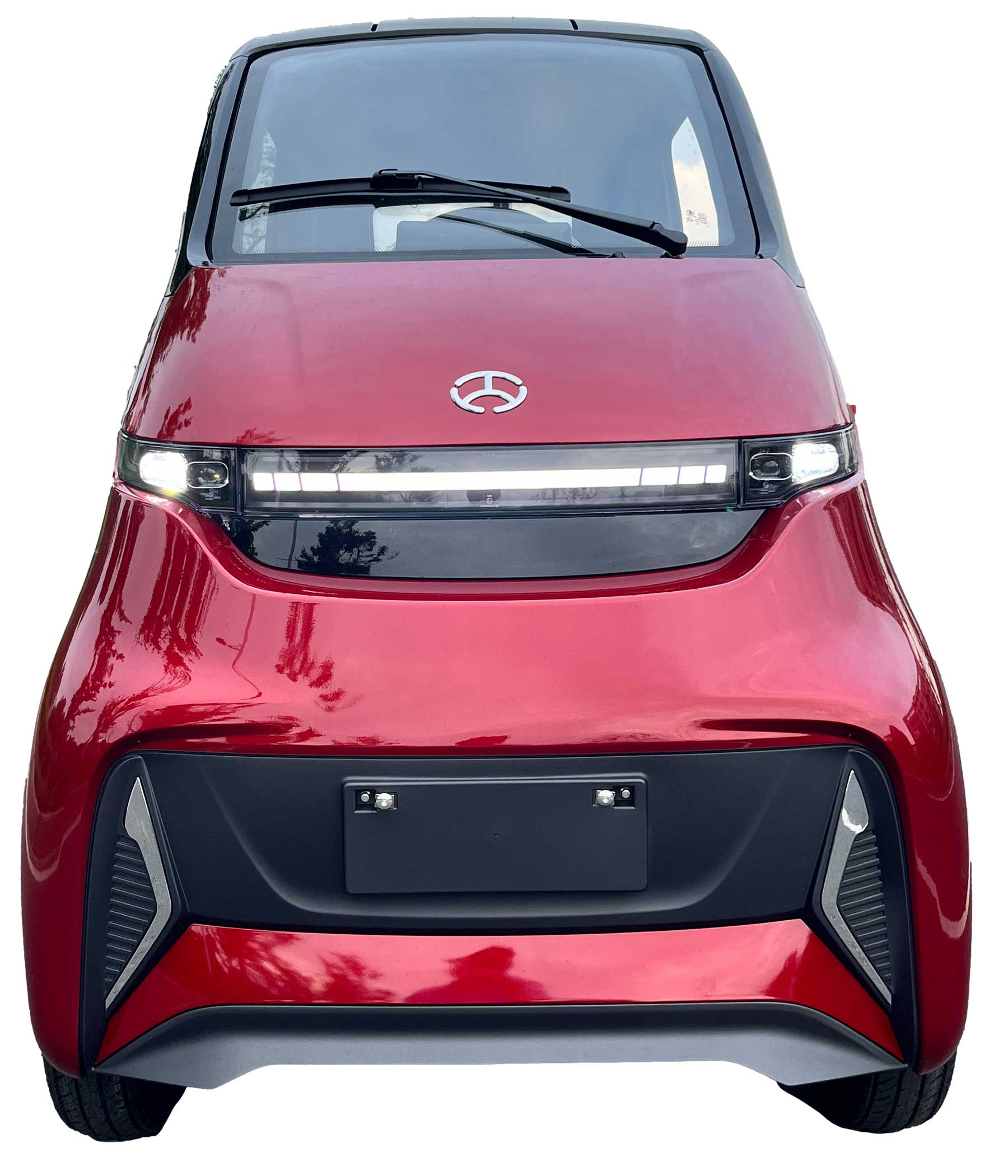 EccoStar 4-Wheeler LIO-Akku 60V52Ah Burgundy Rot Vorne