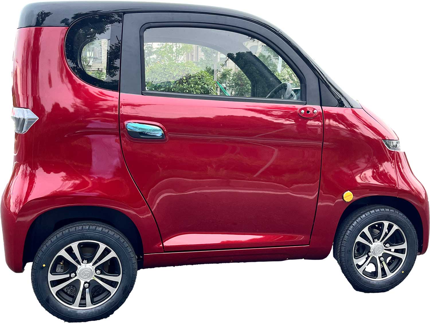 EccoStar 4-Wheeler LIO-Akku 60V52Ah Burgundy Rot  Seite Rechts