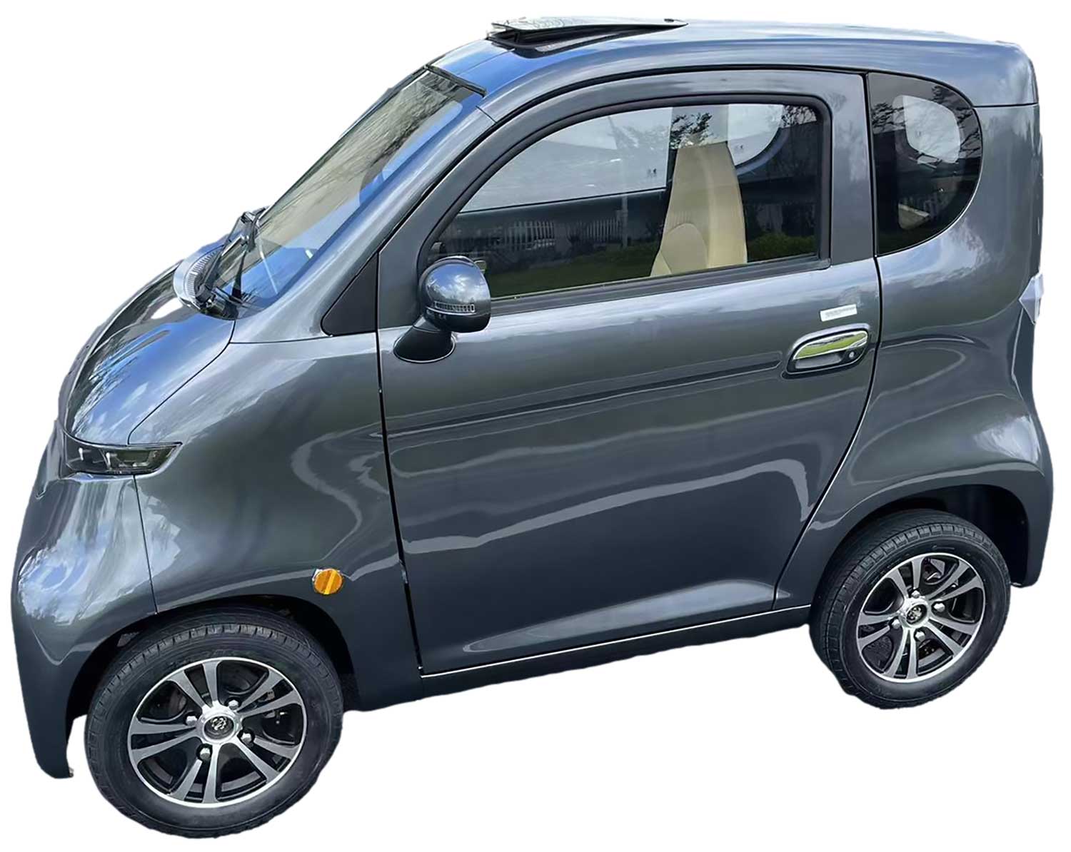EccoStar 4-Wheeler LIO-Akku 60V52Ah Anthrazith-Grau Lenkrad