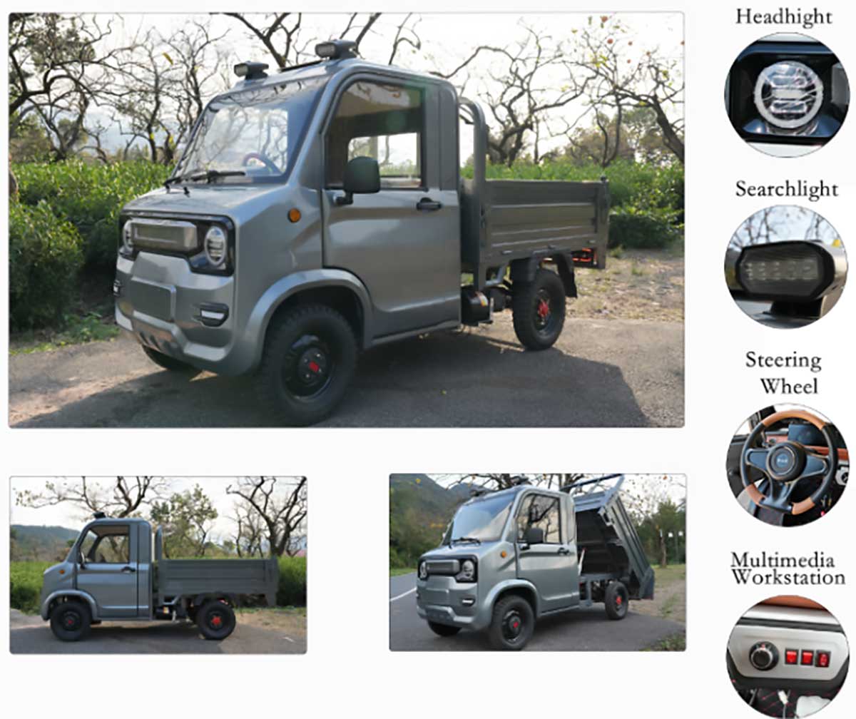 Technische Nahaufnahme des Elektromotors & Hydraulikzylinders