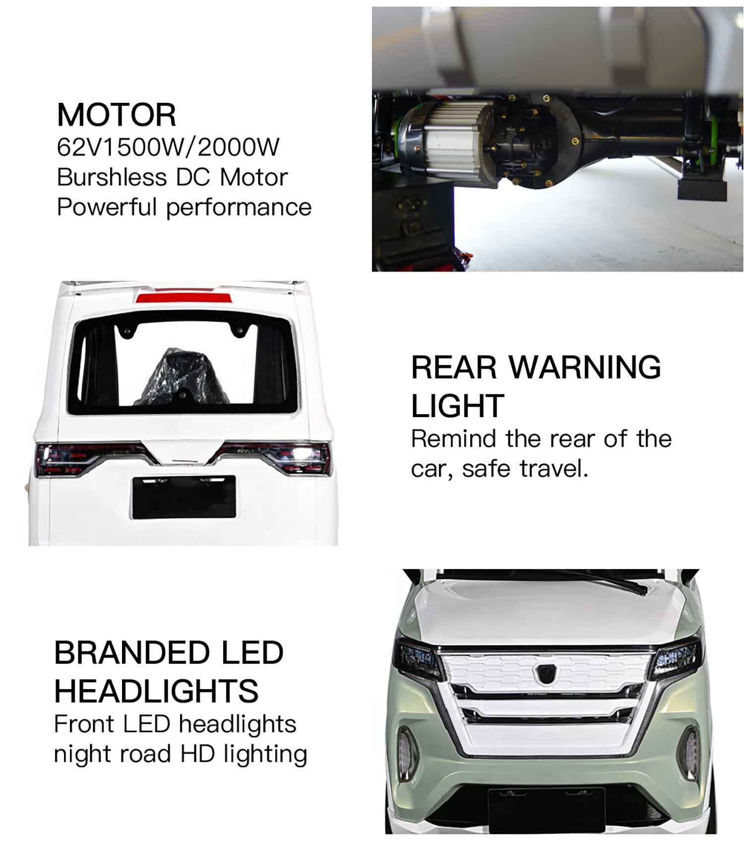 EccoStar X5  MicroCar 4-Wheeler Motor