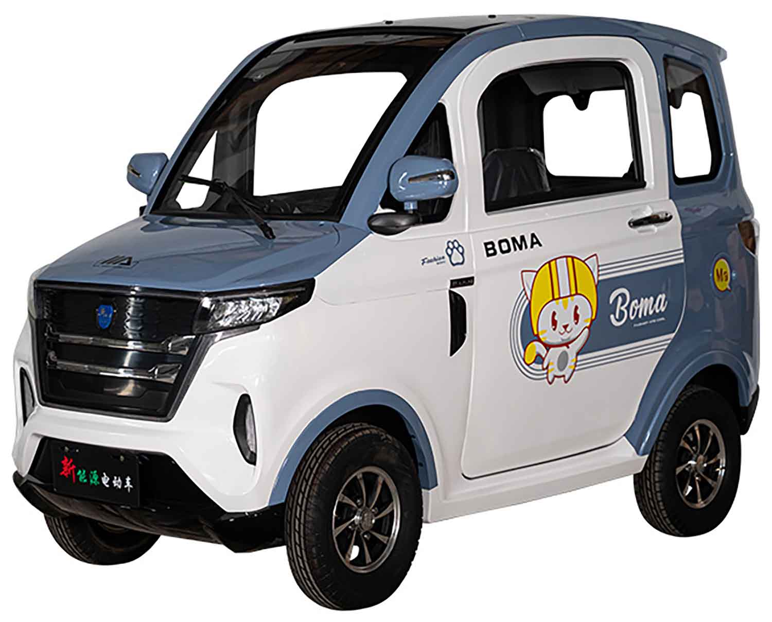 EccoStar X9 MicroCar 4-Wheeler 4-Rad Cartoon Icebear