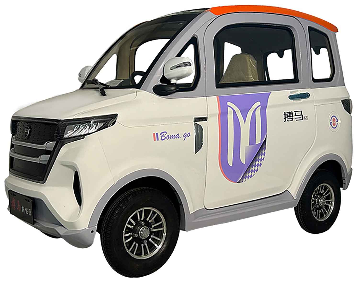 EccoStar X9 MicroCar 4-Wheeler 4-Rad Grau Creme