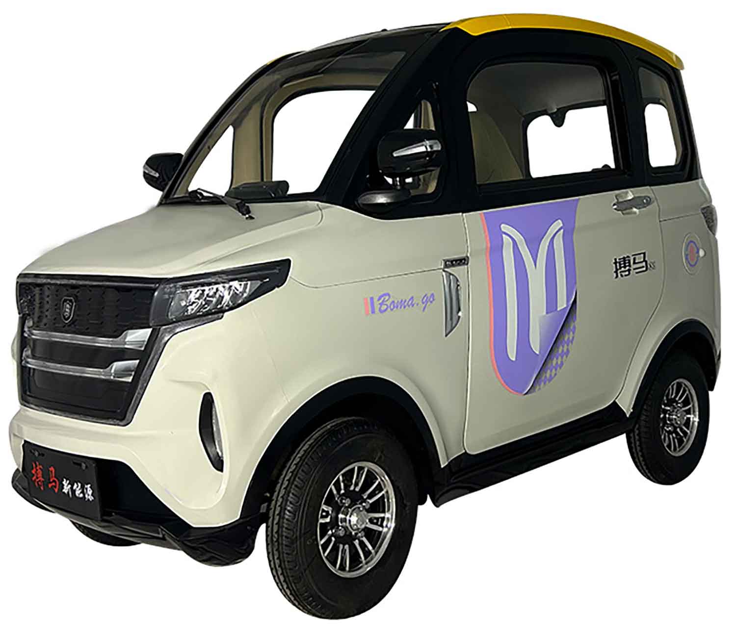 EccoStar X9 MicroCar 4-Wheeler 4-Rad Tea Weiss