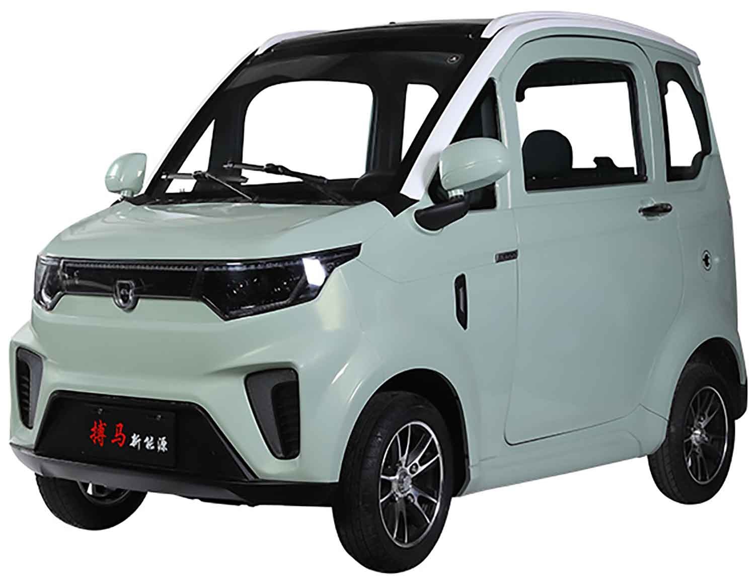 EccoStar X9 72V100AH MicroCar 4-Wheeler 4-Rad Mint Grün