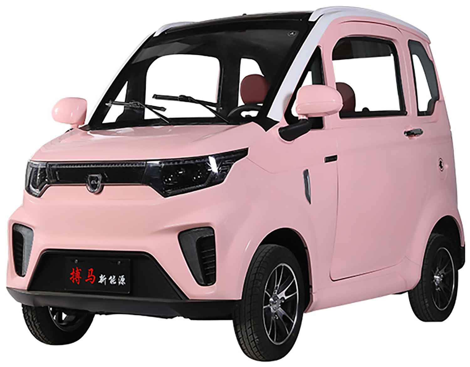 EccoStar X9 72V100AH MicroCar 4-Wheeler 4-Rad Pink